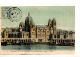 MARSEILLE        / /     LA CATHEDRALE .PRISE DE LA JETEE DE LA JOLIETTE - Joliette