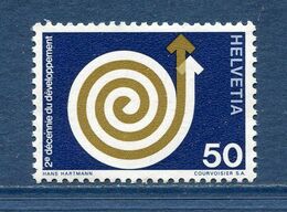 Suisse - YT N° 876 - Neuf Sans Charnière Légère Adhérence - 1971 - Nuevos