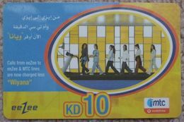 KUWAIT - 10 KD - Mtc Eezee  "Wiyana" - Kuwait