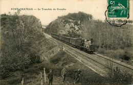 Pontchâteau * La Tranchée De Grenébo * Train Locomotive Ligne Chemin De Fer Loire Inférieure - Pontchâteau