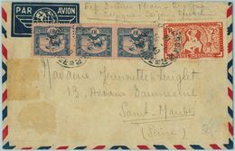 91223 -  INDOCHINE - Postal History - AIRMAIL  COVER  To FRANCE 1940 - Lettres & Documents