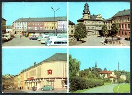 E0178 - Schleiz - Markt Rathaus Kaufhaus Magnet Ikarus Busbahnhof ??? - VEB Bild Und Heimat Reichenbach - Schleiz