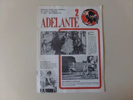 " Adelante " Revista Para Los Jovenes De Todo El Mundo N° 2 Novembre 1974 - Juniors