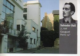 REF 515 : CPM Paris Rue Gauguet Salvador Dali - Arrondissement: 14