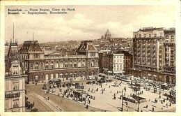 030 604 - CPA - Belgique - Brussel - Bruxelles - Place Rogier - Gare Du Nord - Monumenti, Edifici