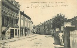 DOULEVANT LE CHATEAU - Rue Basse Et Café Du Balcon. - Doulevant-le-Château