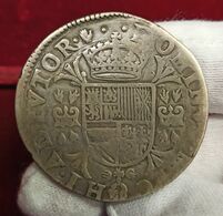 Spanish Netherlands 1 Philipsdaalder - Felipe II 1557 Dordrech Plata - Autres & Non Classés