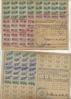 2 CARTES AFFRANCHIES TIMBRES SOCIAUX-POSTAUX D'ALSACE - LORRAINE -ANNEE 1899 -1914 - Sonstige & Ohne Zuordnung