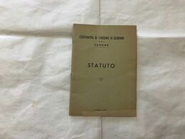 VARESE COOPERATIVA DI CONSUMO DI GIUBIANO S.R.L. STATUTO 1949. - Zu Identifizieren