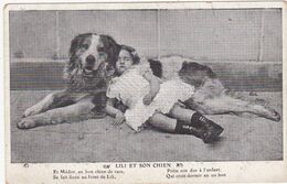 Enfant : Scène : LILI Et Son Chien : Petite Fillette Et Son Chien : - Scènes & Paysages