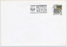Schweiz - Falggenstempel - WWF - RETTET NATUR - Lettres & Documents