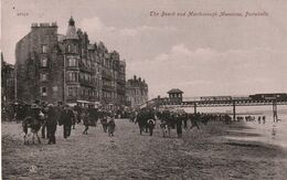 Ecosse Scotland - Portobello - The Beach And Marlborough Mansions - La Plage Et Résidence Marlborough 1908 CPA TBE - Angus