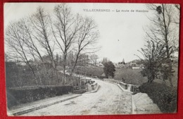 CPA -  Villecresnes  -  La Route De Mandres - Villecresnes