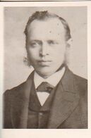 Foto Junger Mann Mit Backenbart - Ca. 1900 - Repro - 6*4cm (51741) - Unclassified