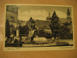 MINDEN 1938 To Dresden BAHNPOST Koln Hannover Train Cancel Lubbecke Detmold North Rhine Westphalia GERMANY Postcard - Minden