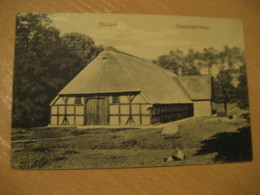 HUSUM To Hamburg BAHNPOST Train Cancel Nordfriesland Schleswig-Holstein GERMANY Postcard - Husum