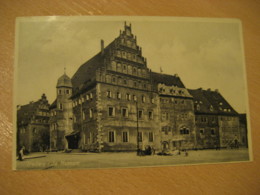 FREIBERG 1932 BAHNPOST Dresden Bodenbach Train Cancel Mittelsachsen Saxony GERMANY Postcard - Freiberg (Sachsen)