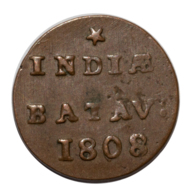 Niederlande / East Indies - 1/5 Duit - 1808 - XF #A84 - Indes Néerlandaises