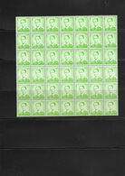 R 34 - XXX  - BLAD VAN  42 - FEUILLE DE  42 - Coil Stamps