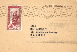 1950-  Carte Postale De Monaco  Affr  15 F Prince De Monaco   SEUL - Cartas & Documentos