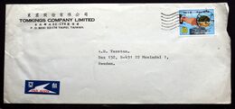 Taiwan Cover To  Sweden ( Lot 2358 ) - Lettres & Documents