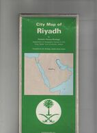 City Map Of Riyadh Riyad  1980 Plan De Ville - Ohne Zuordnung