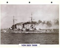 (25 X 19 Cm) (5-9-2020) - L - Photo And Info Sheet On Warship - German Navy - Von Der Tann - Boten