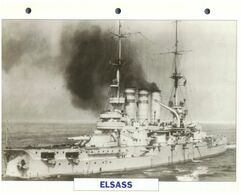 (25 X 19 Cm) (5-9-2020) - L - Photo And Info Sheet On Warship - German Navy - Elsass - Boten