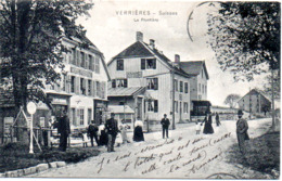 VERRIERES  LA FRONTIERE  En 1909 - Les Verrières