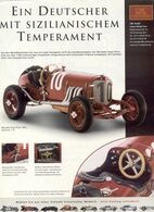 Page De Publicité CMC CLASSIC MODEL CARS 2005 Mercedes Targa Florio 1924 Maßstab 1/18 - Carri Armati