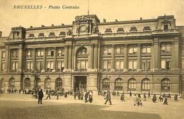 030 625 - CPA - Belgique - Brussel - Bruxelles - Postes Centrales - Monumenti, Edifici