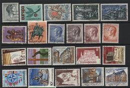 Luxembourg (67) 1960-90 50 Different Stamps. Used & Unused. - Sammlungen