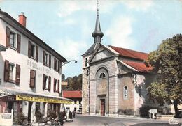 FRANGY - Hôtel De La Poste - Eglise - Philatélie Cachet En Pointillés - Frangy