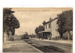 SAINT SAUVEUR       //          FONTENOY      LA GARE - Saint Sauveur En Puisaye