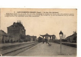 SAINT FLORENTIN  VERGIGNY        //               LA GARE    VUE INTERIEUR - Saint Florentin