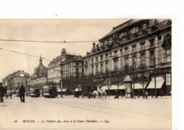 ROUEN       //               LE   THEATRE DES ARTS    ET LE COURS  BOIELDIEU - Rouen