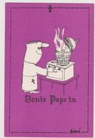 SINE  -  Série Pape  Denis Papin - Anticlericale Religion -   CPSM  10,5x15 TBE Neuve - Sine