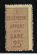 France Colis Postaux N°7 - Neuf * Avec Charnière - TB - Mint/Hinged