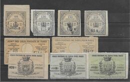 France Colis Postaux Paris Pour Paris - Ensemble De Timbres - B/TB - Ungebraucht