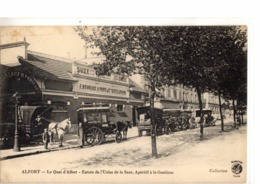 A LFORT      //    LE QUAI  D ALFORT   ENTREE DE L USINE DE LA SUZE   APERITIF A LA  GENTIANE - Alfortville