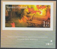 Finland 2013 - Signs Of Autumn: Autumn Leaves, Chair In Park - Self-adhesive Stamp ** MNH - Neufs
