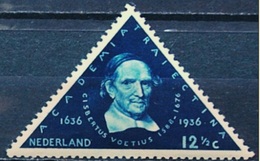 Nederlande Pays-Bas 1936:  Gisbertus Voetius (1588-1676) Michel-No. 296 NPHV 288 Yvert 287 ** Postfris MNH - Théologiens