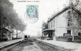 JURA BEAUFORT La Gare 1908 Cliché Marcel PARFAIT ETAT - Beaufort