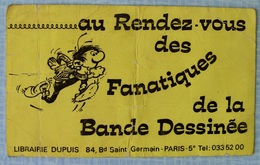 Carte De Fidélité Magasin Dupuis 70's Gaston Lagaffe Franquin - Werbeobjekte