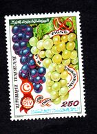 1987- Tunisia- Tunisie- Grape Vine International Year- Année Internationale Des Vingnes- Vin- Complete Set 1v.MNH** - Agriculture