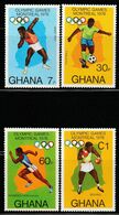 GHANA - N°553/6 ** (1976) Olympic Games Montréal - Ghana (1957-...)