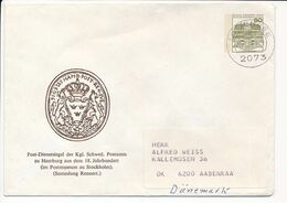 80 Pf. Solo Cover Abroad / Postal Museum Stockholm - 21 January 1984 Lütjensee - Privatumschläge - Gebraucht
