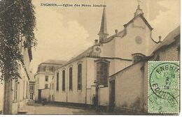 Carte Postale - CPA BELGIGUE - Ecrite Et Datée De 1919 - HAINAUT - ENGHIEN - Eglise Des Pères Jésuites. - Enghien - Edingen