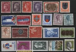 Luxembourg (68) 1948-97 50 Different Stamps. Used & Unused. - Colecciones
