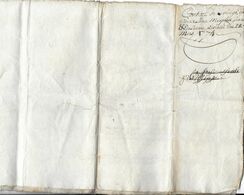 CONTRAT DE MARIAGE 1774 JEAN MESPLES SEIGNEUR DES ECHANGES VILLE ROYALE DE CASTEL AVEC LAVIALLE BORDEAUX - Documents Historiques